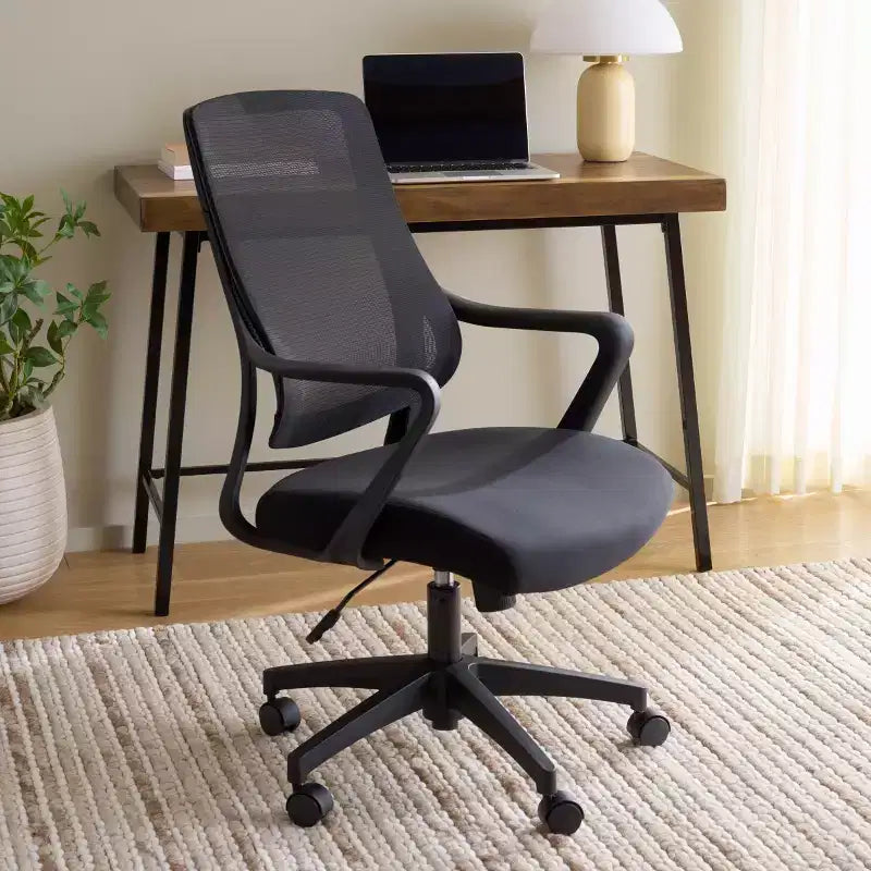 Fauteuil de bureau réglable Sabrina - Noir - SEI