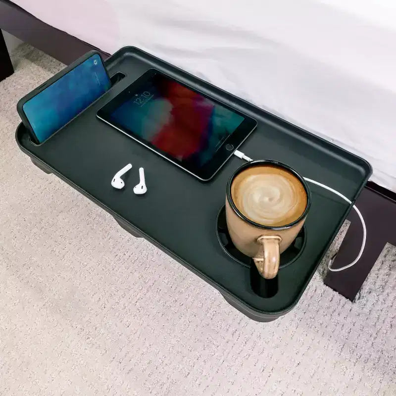 Wonder Bedside Shelf, Floating Nightstand & Caddy Organizer for Dorm Rooms, Bunk Beds, and Seniors