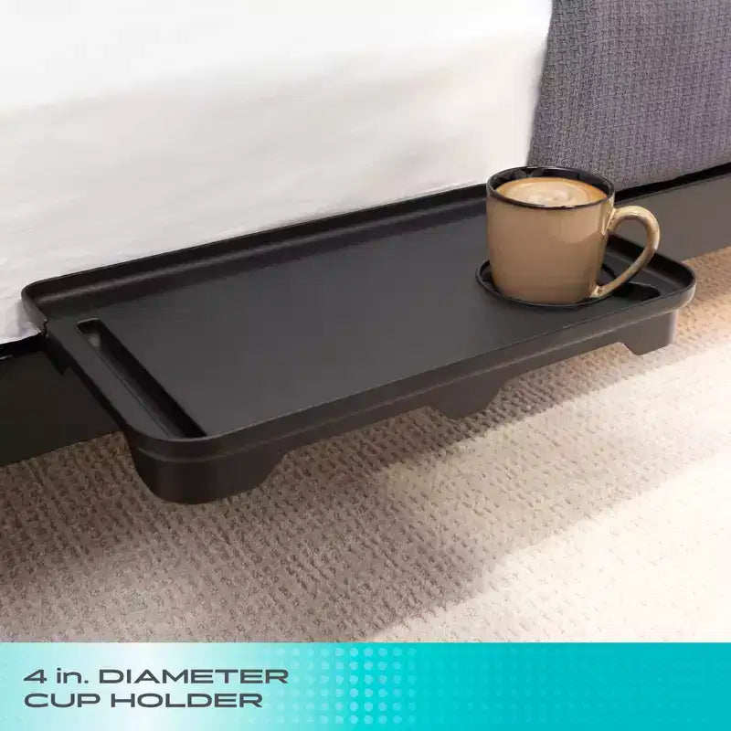 Étagère de chevet Wonder, table de nuit flottante et organiseur de rangement pour dortoirs, lits superposés et personnes âgées