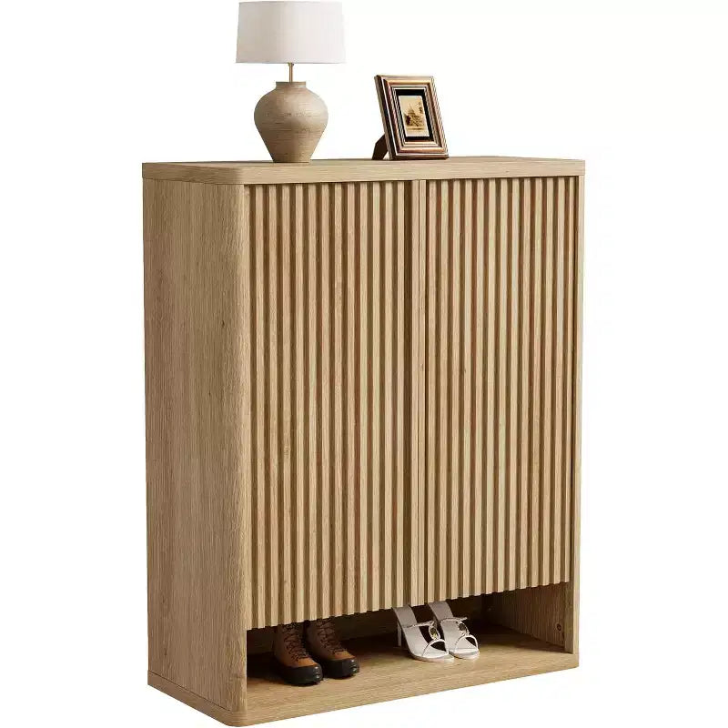 Meuble à chaussures moderne en bois, étagères réglables, grand organiseur d'entrée, pour entrée, salon