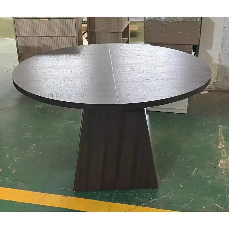 47Rice barn round dining table