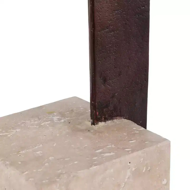 Table d'appoint stylée Block Accent pour chambre à coucher - Table de chevet et d'appoint pour boisson, pour chevet ou petits espaces - 22, Bronze et Havane