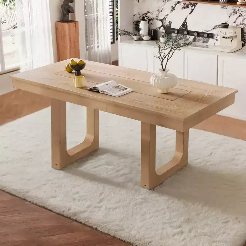 Table à manger extensible en bois GDFStudio Phillips Farmhouse 60-78