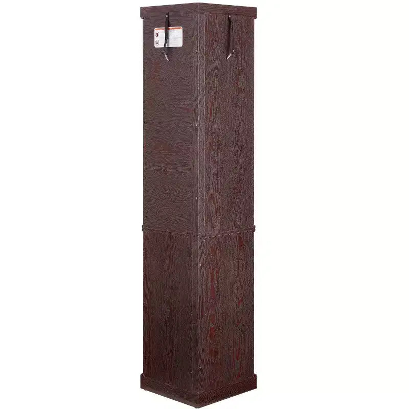 MAYEERTY Meuble de rangement sous évier pour buanderie en métal et MDF, 1 porte, découpe pour tuyau