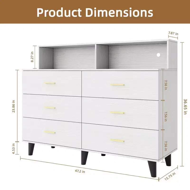 Meuble de bar à café de 120 cm avec prises électriques, buffet de rangement autonome avec tiroirs pour cuisine, salle à manger