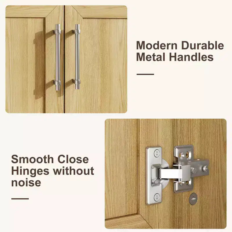 Meuble lavabo de salle de bain compact avec lavabo, meuble bas sur pieds avec porte à fermeture douce, étagère de rangement réglable, peu encombrant pour appartement
