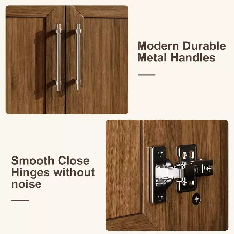 Meuble lavabo de salle de bain compact avec lavabo, meuble bas sur pieds avec porte à fermeture douce, étagère de rangement réglable, peu encombrant pour appartement