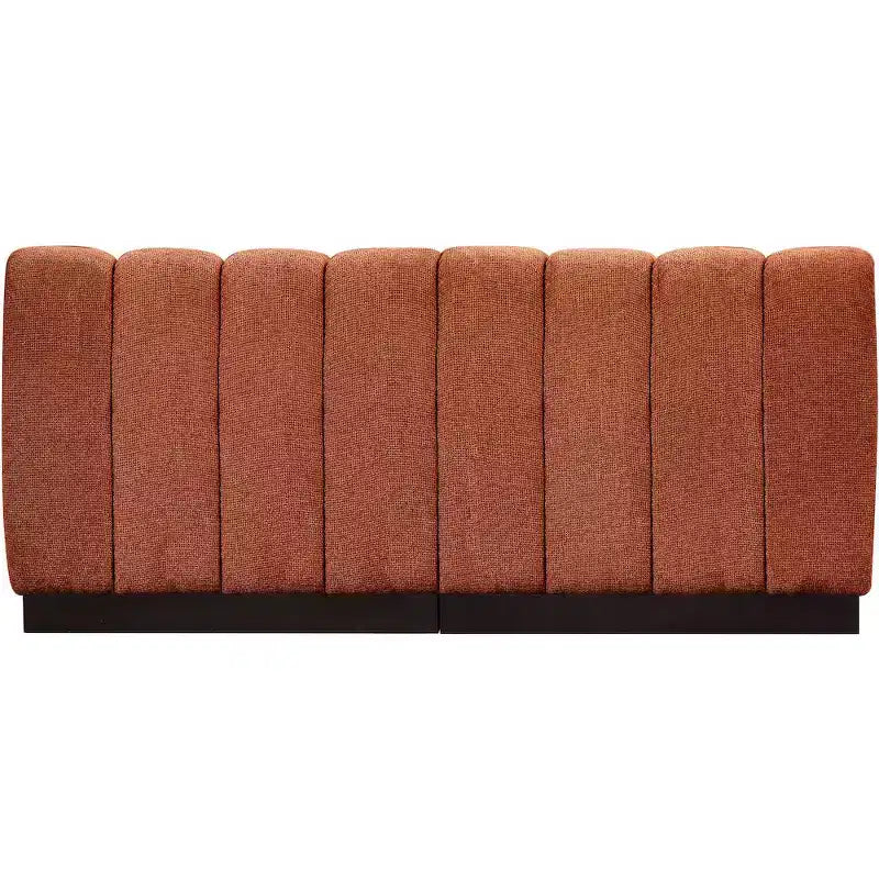Canapé modulable en tissu chenille Quinn de Meridian Furniture