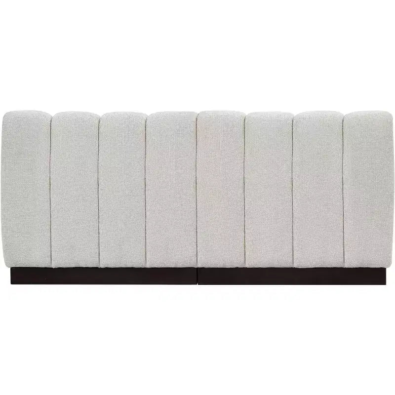 Canapé modulable en tissu chenille Quinn de Meridian Furniture