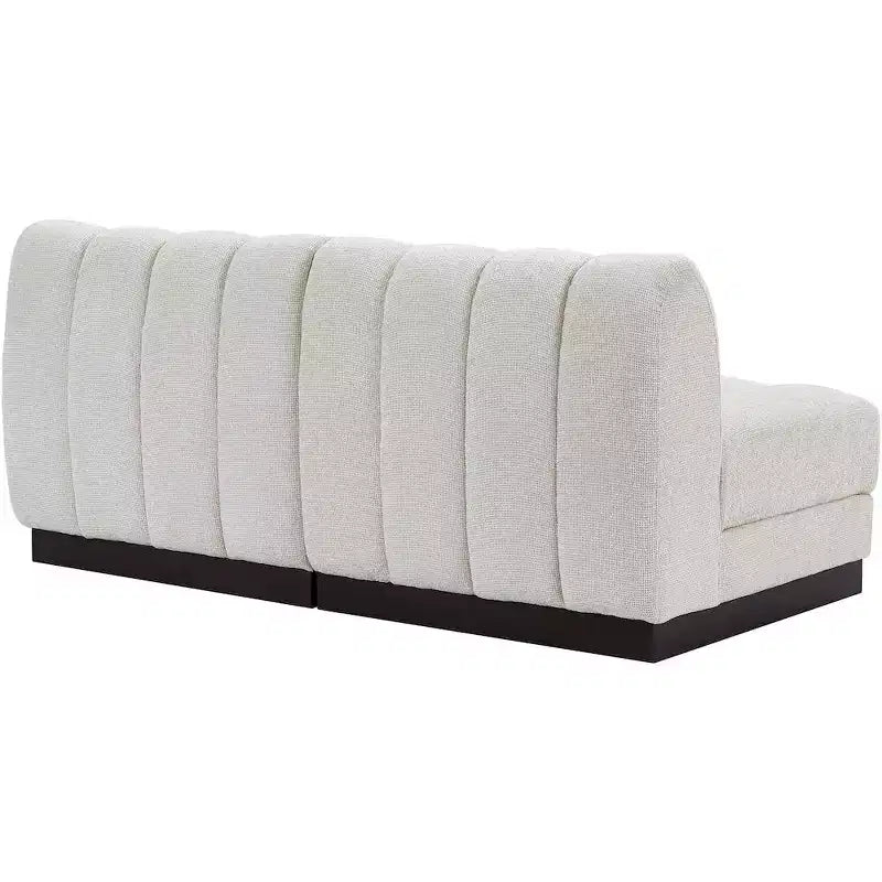 Canapé modulable en tissu chenille Quinn de Meridian Furniture