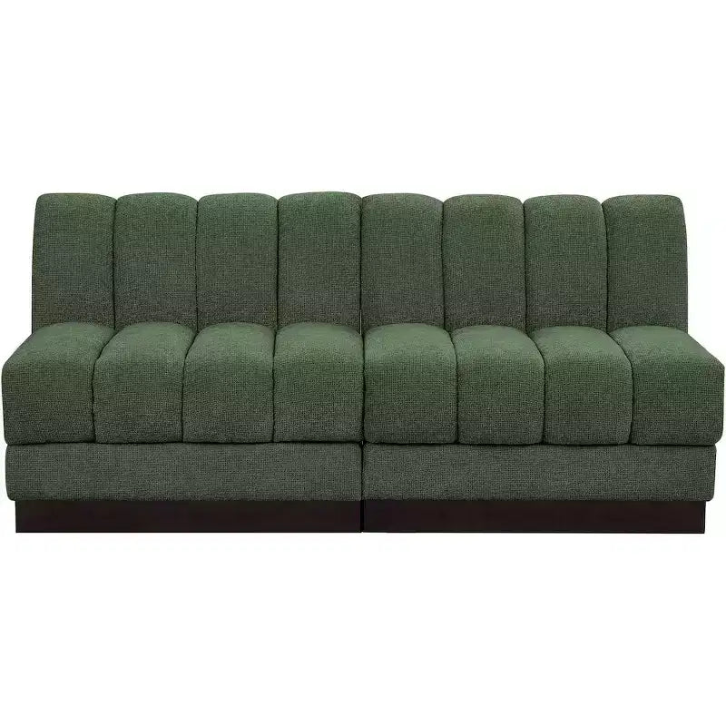 Canapé modulable en tissu chenille Quinn de Meridian Furniture