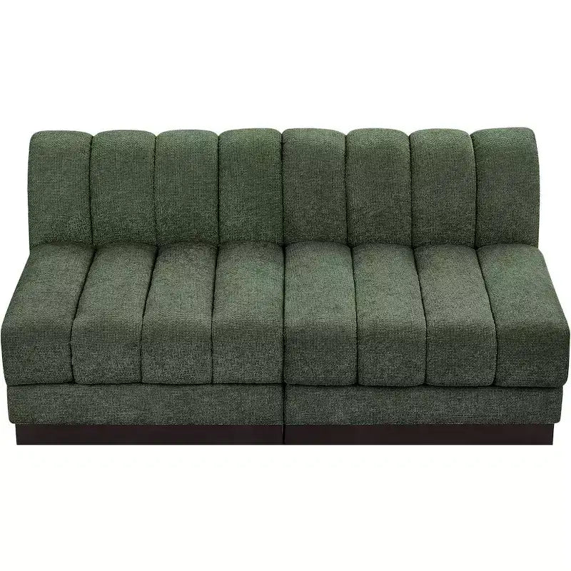 Canapé modulable en tissu chenille Quinn de Meridian Furniture
