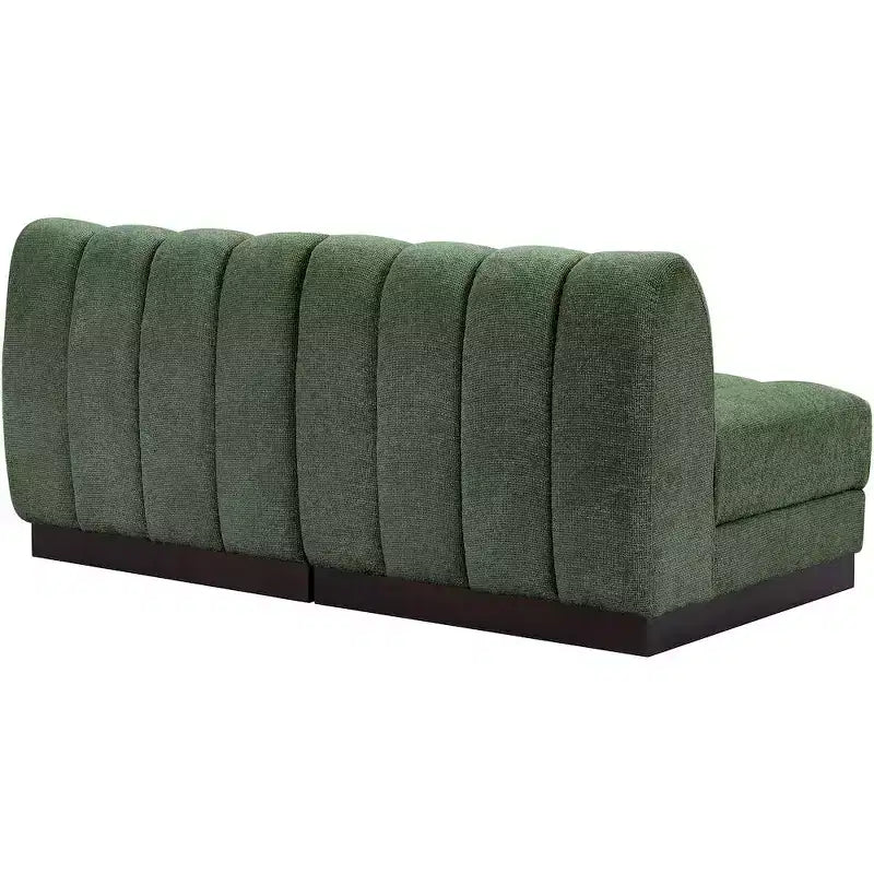 Canapé modulable en tissu chenille Quinn de Meridian Furniture