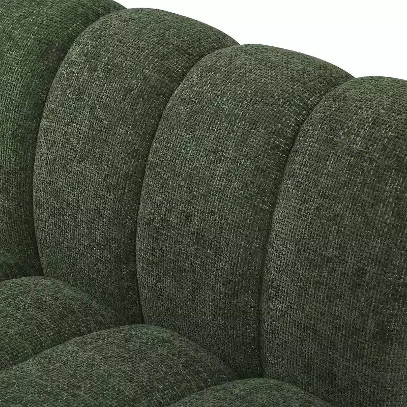 Canapé modulable en tissu chenille Quinn de Meridian Furniture