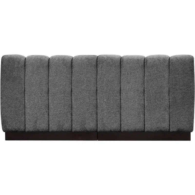 Canapé modulable en tissu chenille Quinn de Meridian Furniture