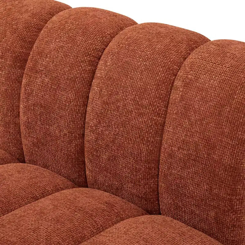 Canapé modulable en tissu chenille Quinn de Meridian Furniture