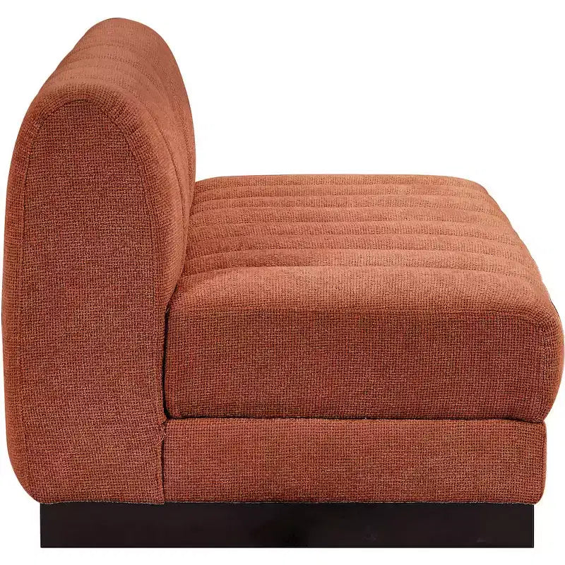 Canapé modulable en tissu chenille Quinn de Meridian Furniture