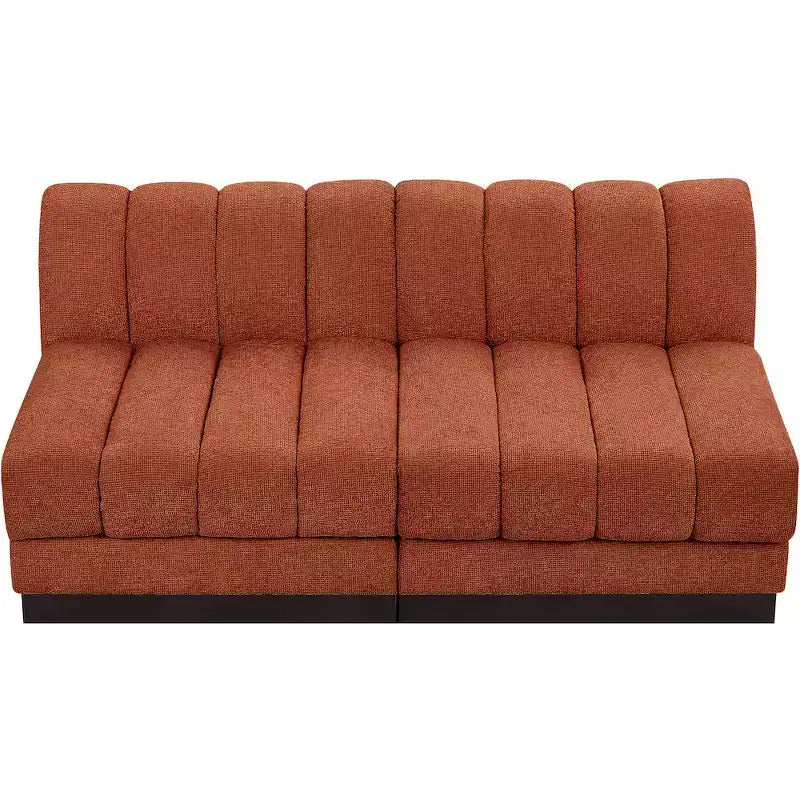 Canapé modulable en tissu chenille Quinn de Meridian Furniture