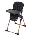 3-in-1 Portable & Foldable High Chair, Adjustable Feeding Chair with Removable Trays, Compact Convertible Toddler Chair for 6-36 Months Baby