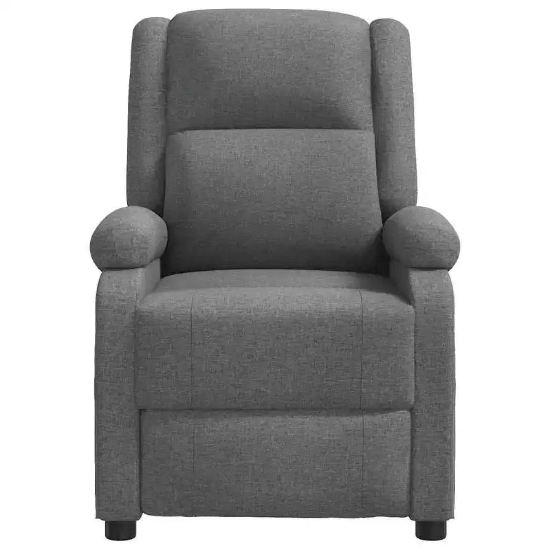 vidaXL Fauteuil de massage Crème Tissu et métal Medium