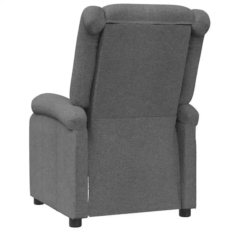 vidaXL Fauteuil de massage Crème Tissu et métal Medium