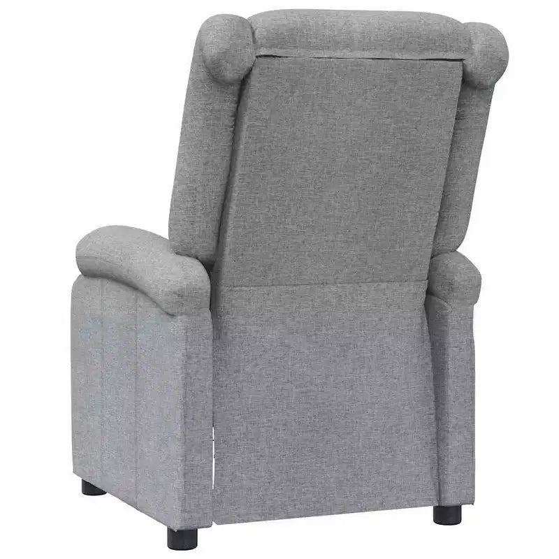 vidaXL Fauteuil de massage Crème Tissu et métal Medium