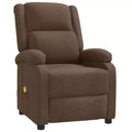 vidaXL Massage Chair Cream Polyester fabric and metal Medium