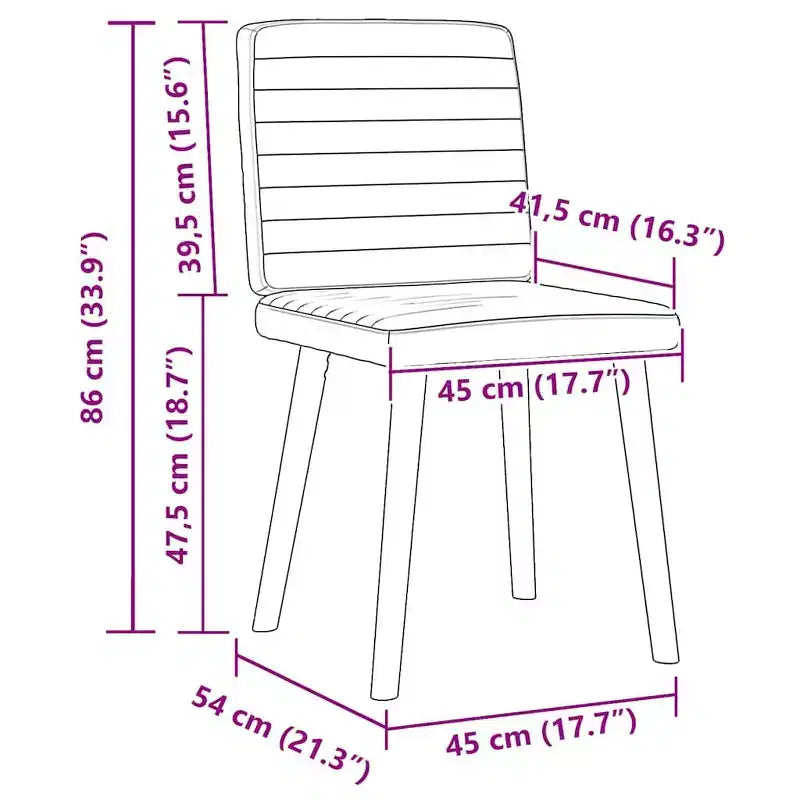 vidaXL Lot de 4 chaises de salle à manger gris foncé