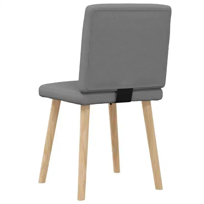 vidaXL Lot de 4 chaises de salle à manger gris foncé