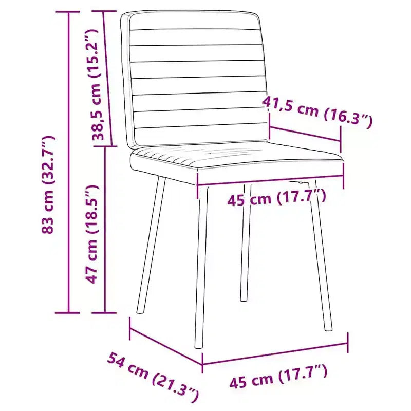 vidaXL Chaises de salle à manger lot de 4 Velours noir (100 % polyester), contreplaqué, métal