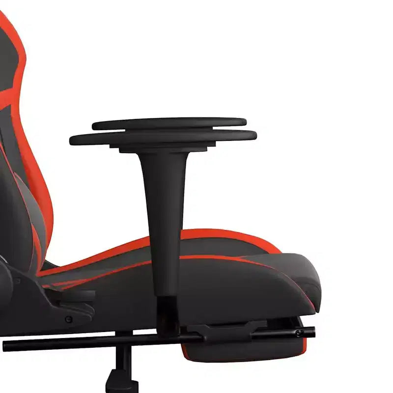 vidaXL Chaise de jeu noir et rouge