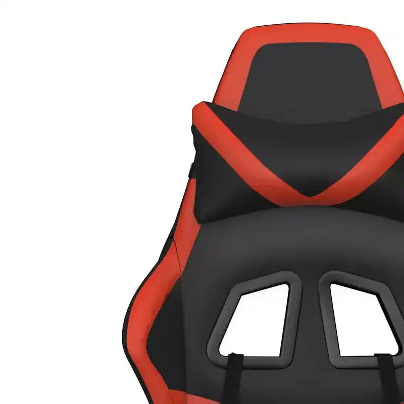 vidaXL Chaise de jeu noir et rouge