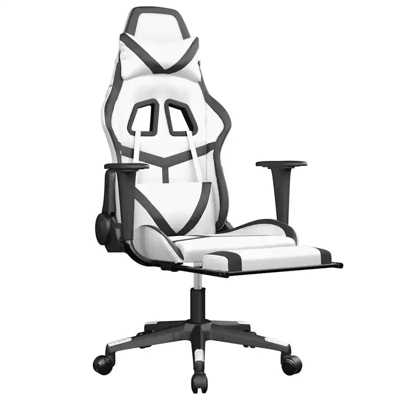 vidaXL Chaise de jeu noir et rouge