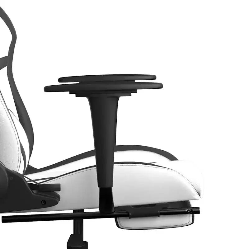 vidaXL Chaise de jeu noir et rouge