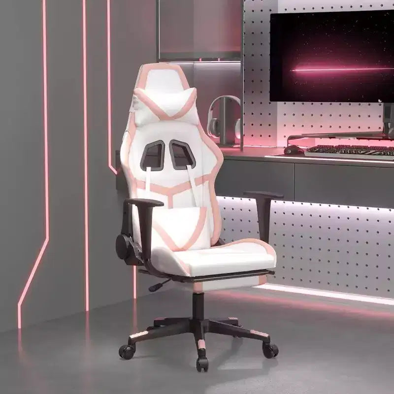 vidaXL Chaise de jeu noir et rouge