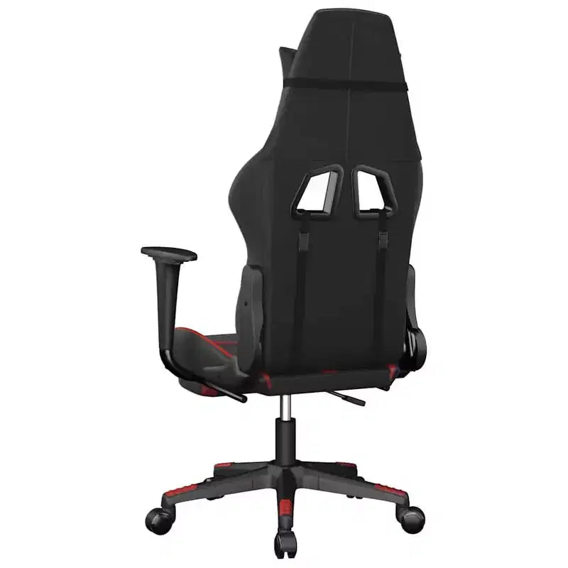 vidaXL Chaise de jeu noir et rouge