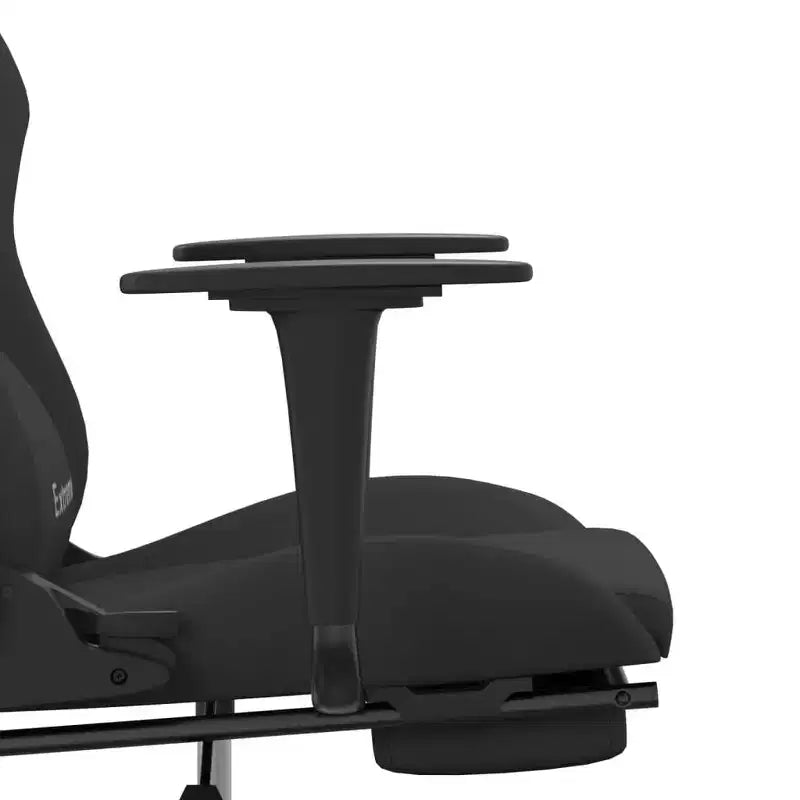 vidaXL Chaise de jeu noir et crème