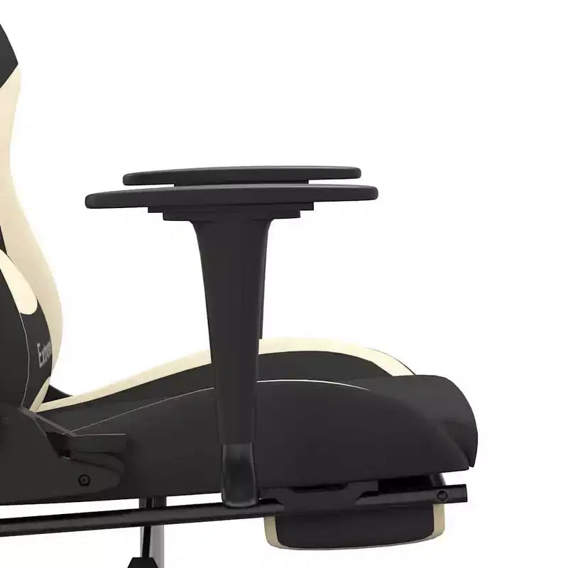 vidaXL Chaise de jeu noir et crème