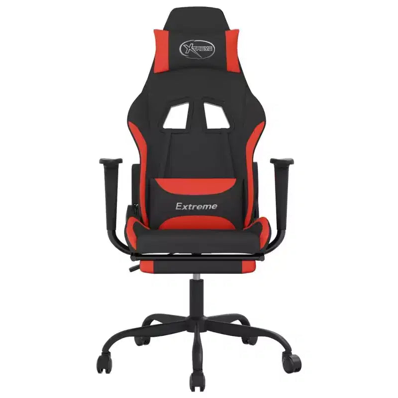 vidaXL Chaise de jeu noir et crème