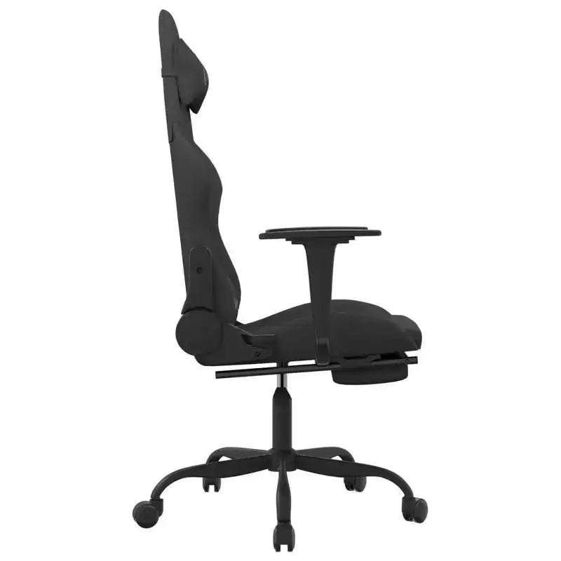 vidaXL Chaise de jeu noir et crème