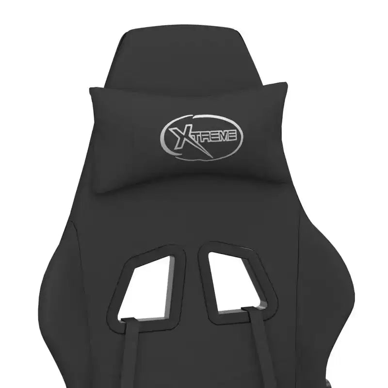 vidaXL Chaise de jeu noir et crème