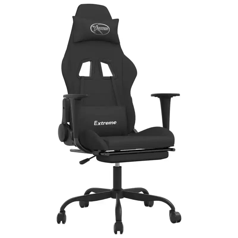 vidaXL Gaming Chair Black and Cream