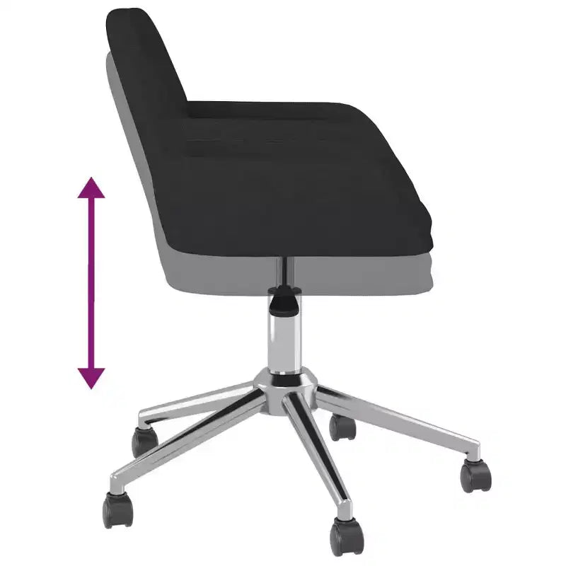 vidaXL Chaises de salle à manger pivotantes 2 pcs Tissu gris clair