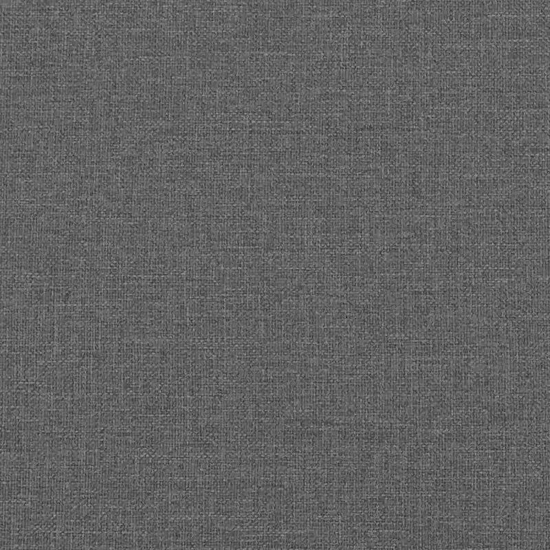 vidaXL Chaise longue Gris foncé 100 % polyester, contreplaqué Taille unique