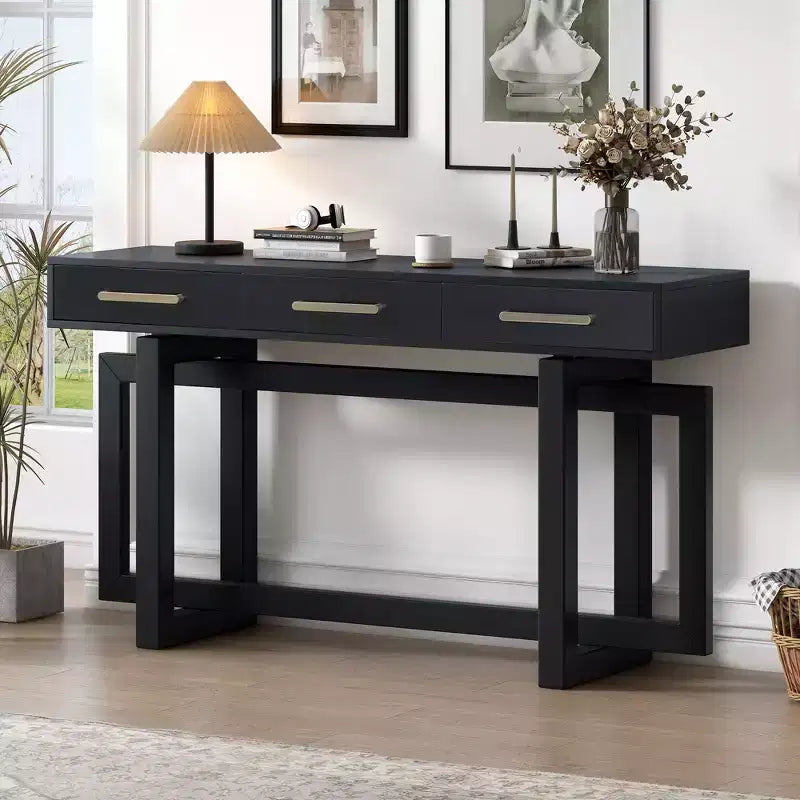 GDFStudio Allen U_STYLE Élégante console avec trois tiroirs
