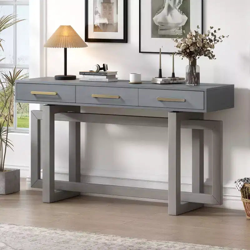 GDFStudio Allen U_STYLE Élégante console avec trois tiroirs