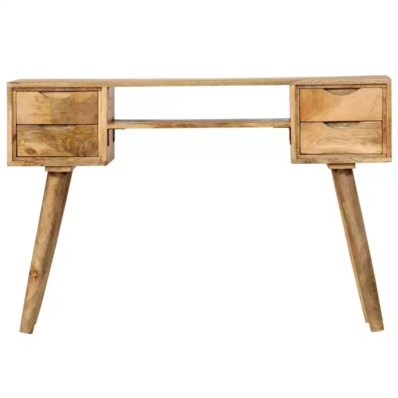 vidaXL Bureau Varie selon la pièce Bois de manguier massif 115 x 47 x 76 cm