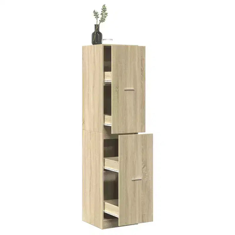 vidaXL Armoire de pharmacie chêne Sonoma Bois d'ingénierie Haute