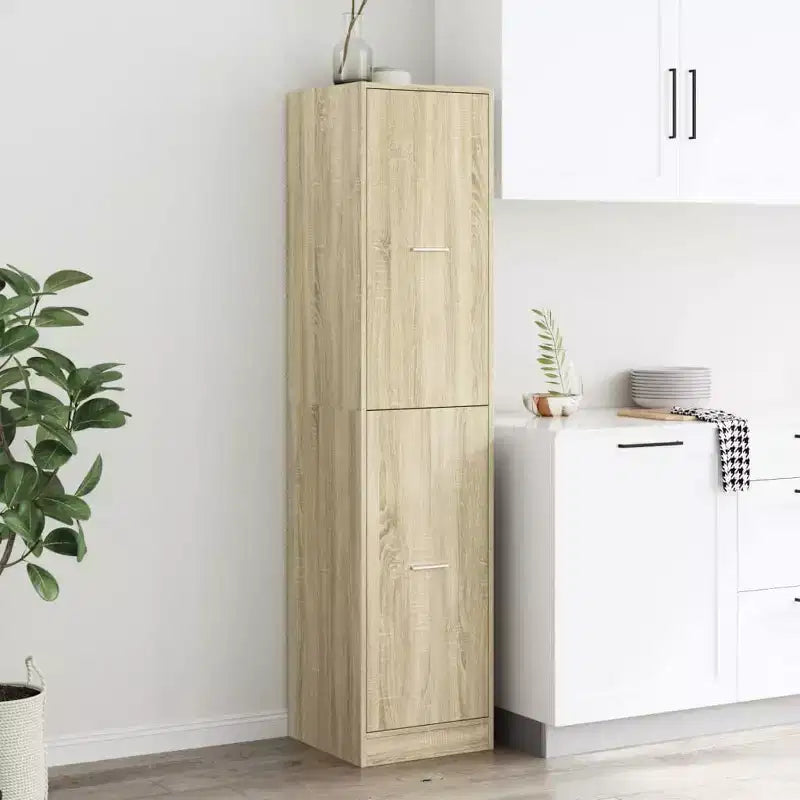 vidaXL Armoire de pharmacie chêne Sonoma Bois d'ingénierie Haute