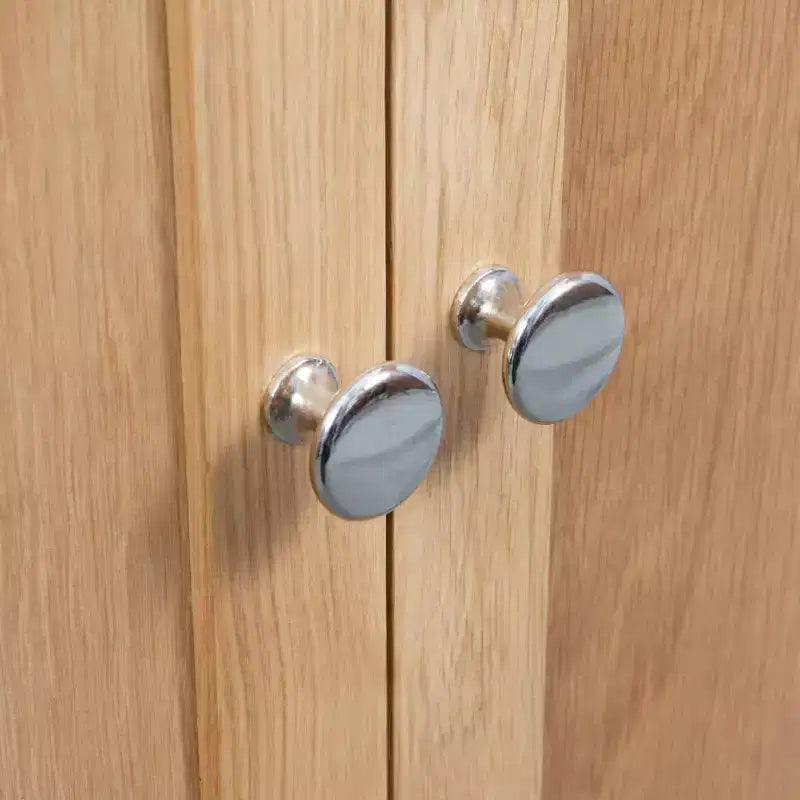 vidaXL Meuble d'angle marron Chêne massif et MDF avec placage de chêne